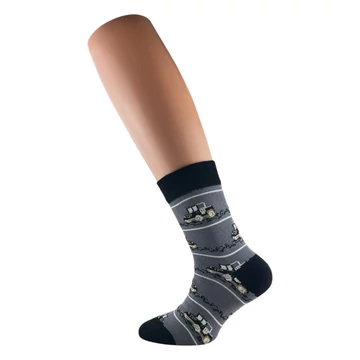 Gyerek zokni - Autó mintás