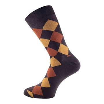 Klasszik zokni - barna káró