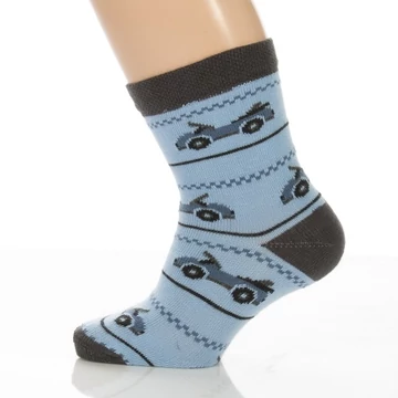 Bébi bokazokni - Kék kocsis mintás