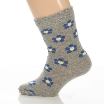 Bébi bokazokni - Kék virágos mintás