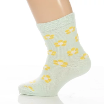 Bébi bokazokni - Sárga virágos mintás