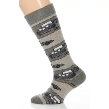 Bébi térdzokni - csíkos kocsis mintás