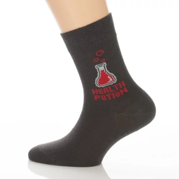 Gyerek zokni - Health potion mintás