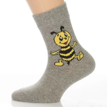 Gyerek zokni - Méhecske mintás