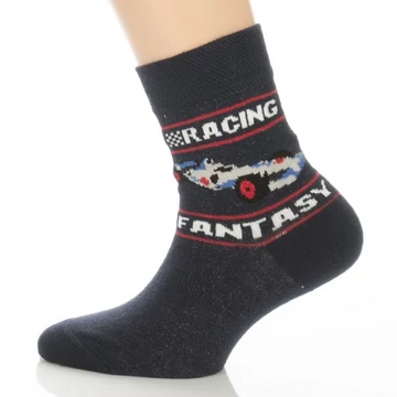 Gyerek zokni - Racing fantasy mintás