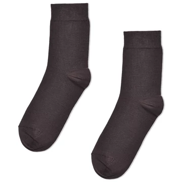 Klasszik zokni - egyszínű barna