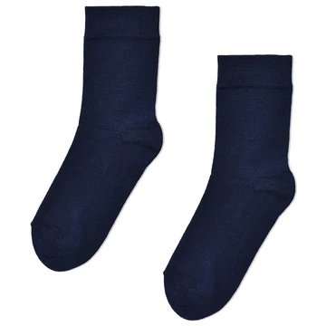 Klasszik zokni - egyszínű sötétkék