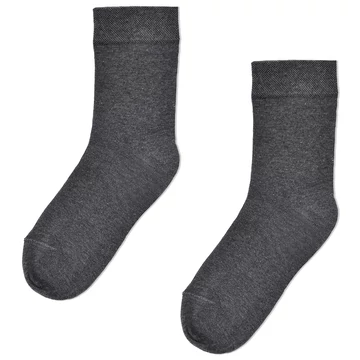 Klasszik zokni - melírozott sötétszürke