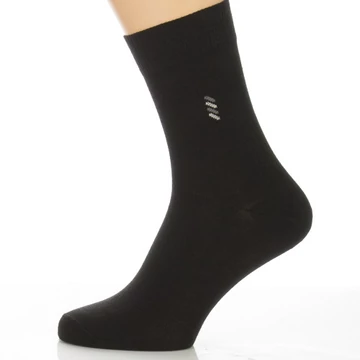 Klasszik zokni - Apró mintás fekete 1