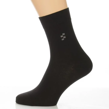 Klasszik zokni - Apró mintás fekete 3