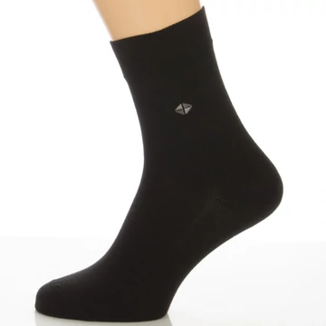 Klasszik zokni- Apró mintás fekete 8