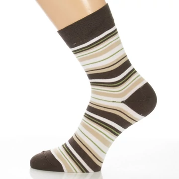 Klasszik zokni - Nature csíkos mintás