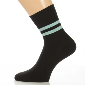 Klasszik zokni - Türkiz double mintás