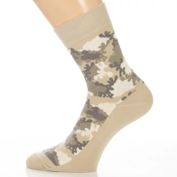 Klasszik zokni - Világos terepmintás