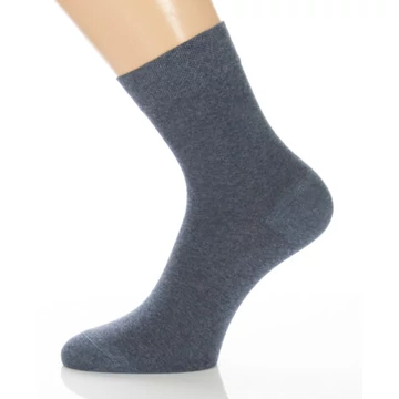 100% Pamut zokni - melírozott kék