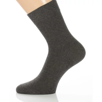 100% Pamut zokni - melírozott sötétszürke