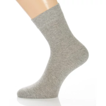 100% Pamut zokni - melírozott világosszürke