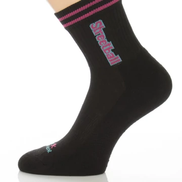 Sport talpfrottír zokni - fuxia, türkiz streetball