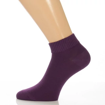 Sport titok zokni - Egyszínű padlizsán