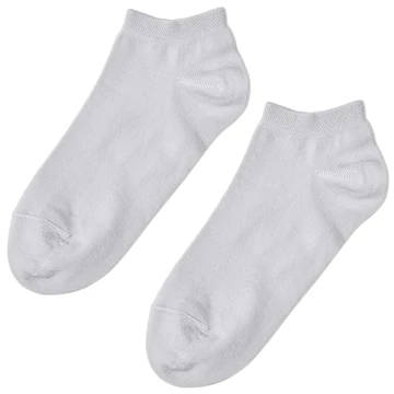 Titokzokni - egyszínű világosszürke