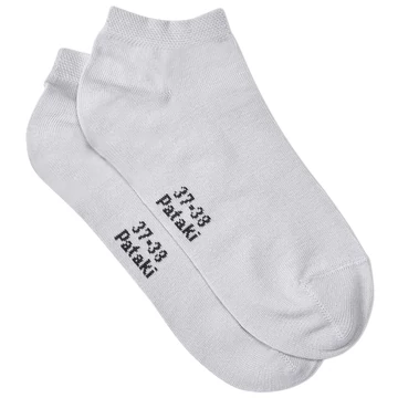 Titokzokni - egyszínű világosszürke