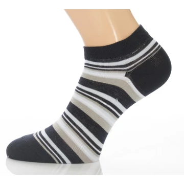 Titokzokni - sötétkék csíkos mintás