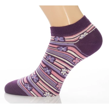 Titokzokni - csíkos és virágos mintás