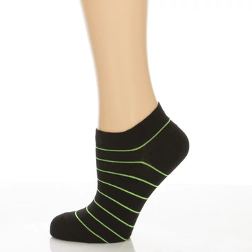 Titokzokni - Fekete zöld csíkos mintás