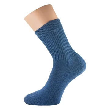 Talpfrottír sport zokni - Melír kék