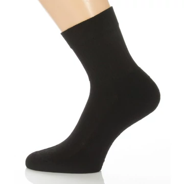 Fekete talpfrottír sportzokni