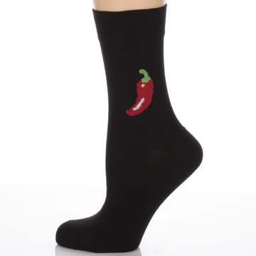 Klasszik zokni- Fekete paprika mintás