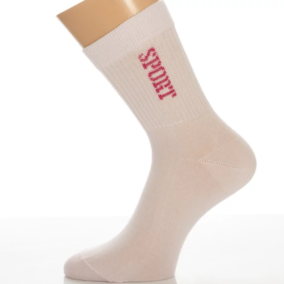 Vékony sportzokni - Babarózsa pink sport