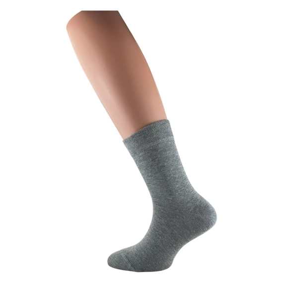 Gyerek zokni - Melírszürke mintás