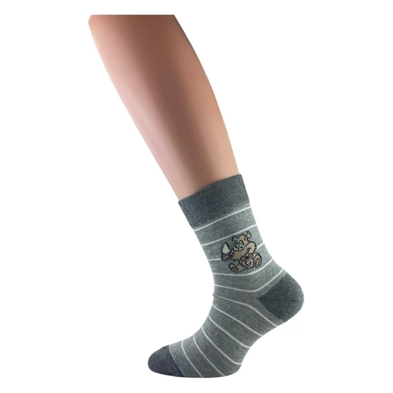 Gyerek zokni - Orrszarvú mintás