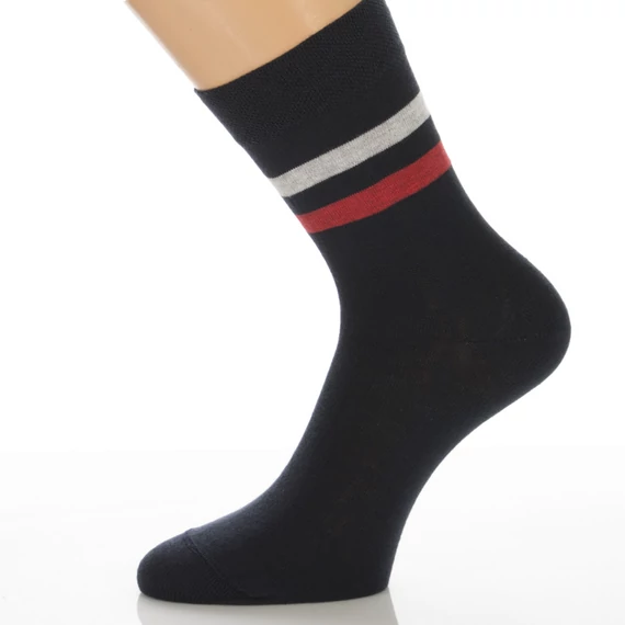 Klasszik zokni - White & blue stripes mintás