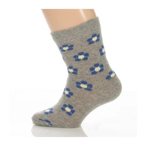 Bébi bokazokni - Kék virágos mintás