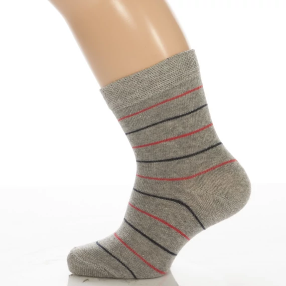 Bébi bokazokni - Melírszürke csík mintás