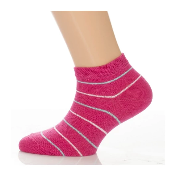 Gyerek titokzokni - Fuxia csíkos mintás