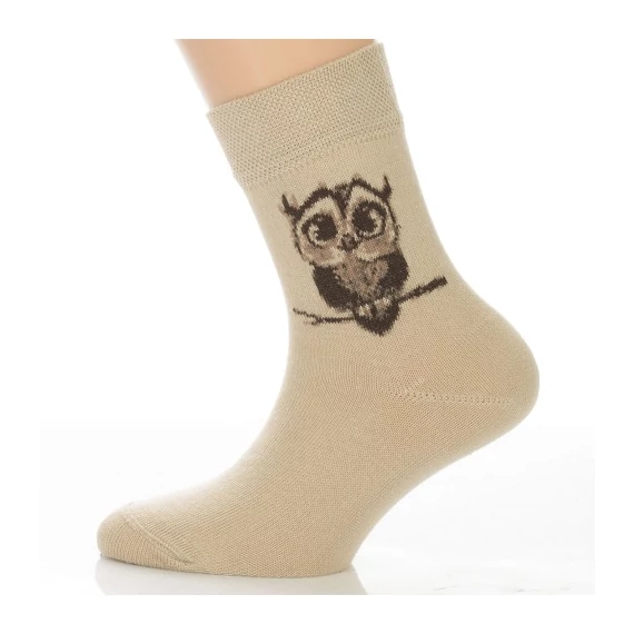 Gyerek zokni - Bagoly mintás