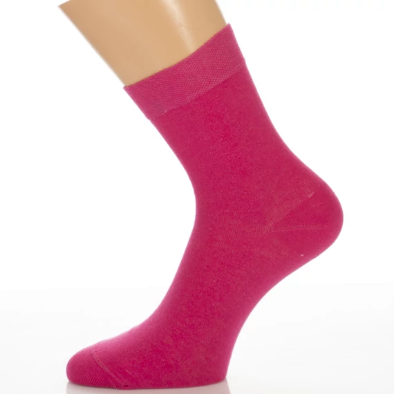 Klasszik zokni-Fuxia egyszínű
