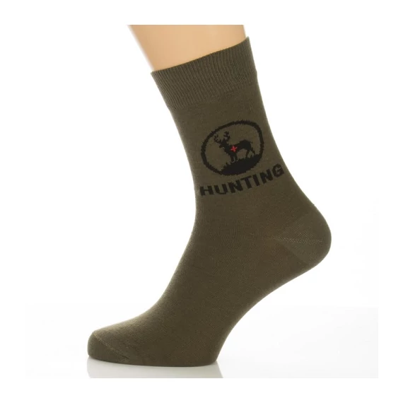 Klasszik zokni - Hunting mintás