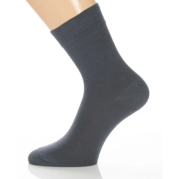 100% Pamut zokni - egyszínű acélkék