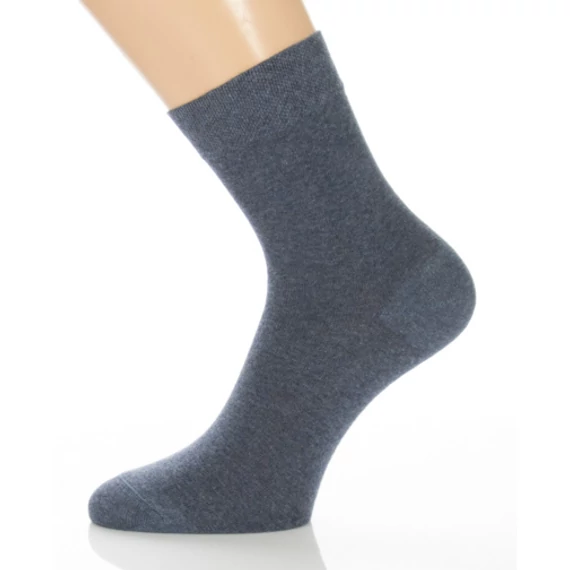 100% Pamut zokni - melírozott kék