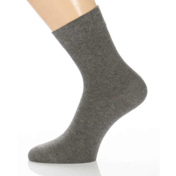 100% Pamut zokni - melírozott szürke