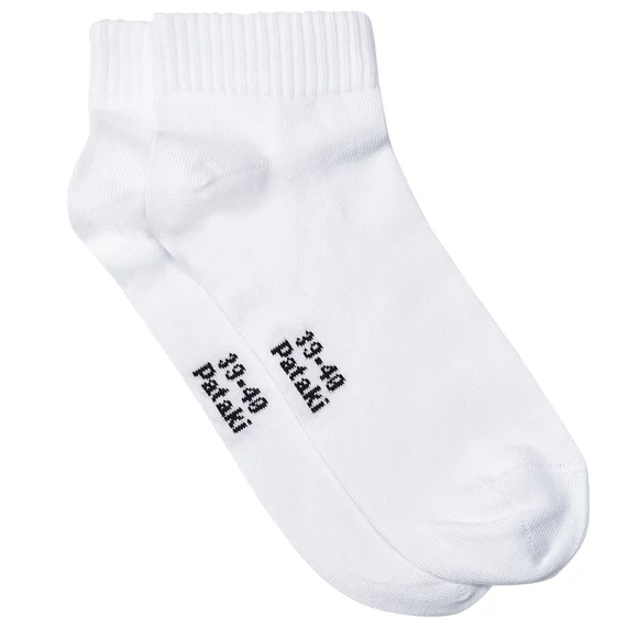 Sport titok zokni - egyszínű fehér