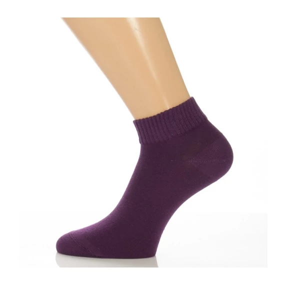 Sport titok zokni - Egyszínű padlizsán