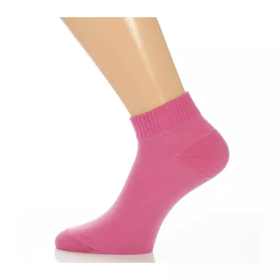 Sport titok zokni - Egyszínű pink