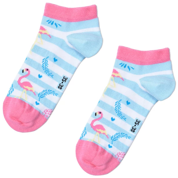 Flamingó mintás titokzokni 35-38