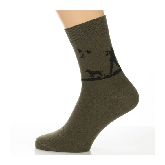 Klasszik zokni - Vadászat mintás