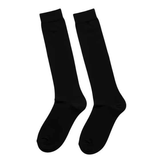 Fekete vékony térdzokni